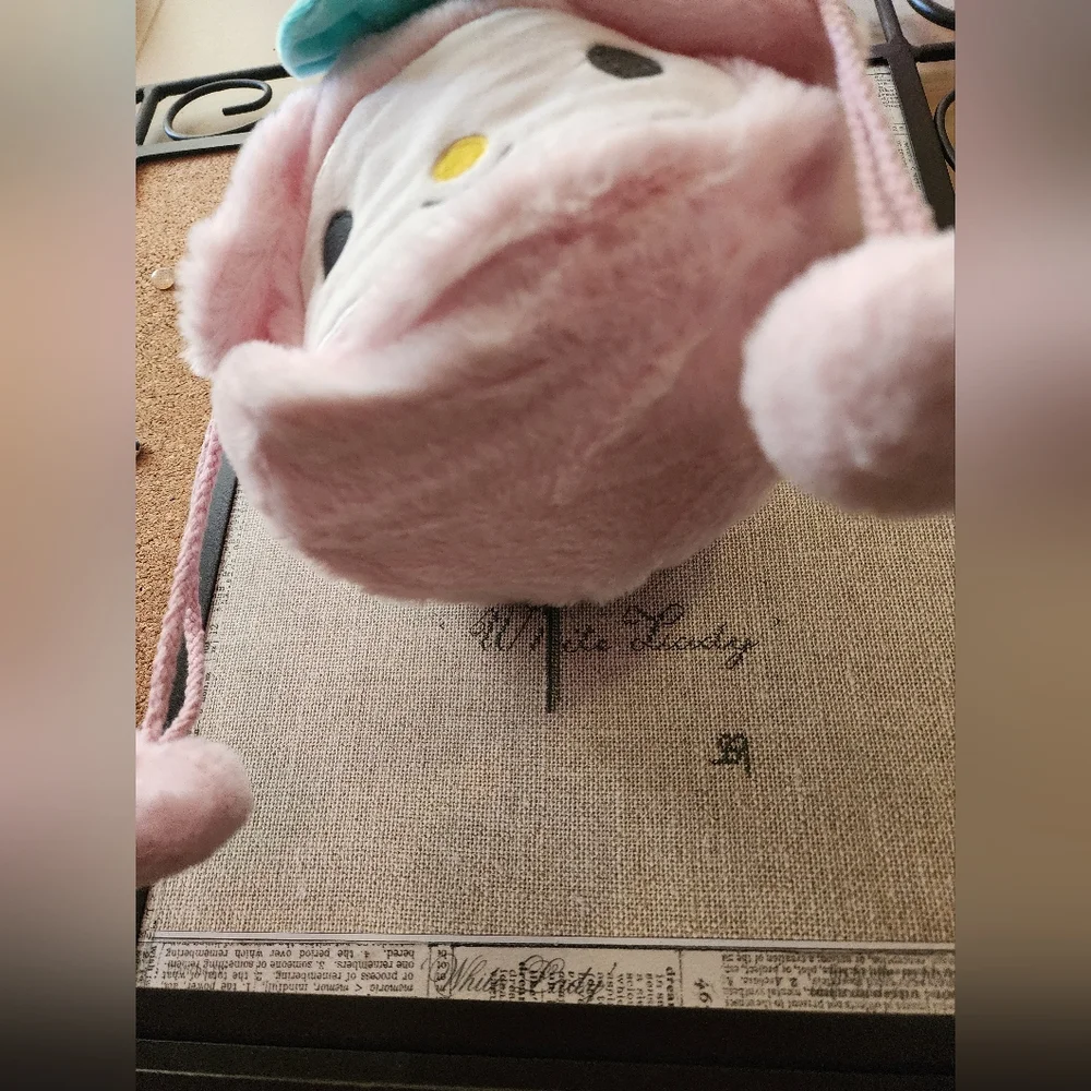 My Melody 2-Way Plush Crossbody Bag